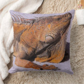 イグアナポートレート クッション (ブランケット)