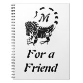 イグアナモノグラム ノートブック (正面)