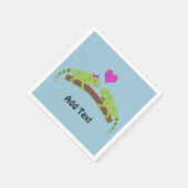 イグアナラブ スタンダードカクテルナプキン (角)