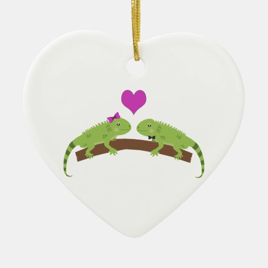 イグアナラブ セラミックオーナメント (正面)