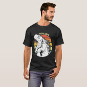イグアナレトロ草食性トカゲ鋭い目スペシャルI Tシャツ (正面フル)