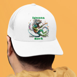 イグアナロックスターカラフルインザ・ミュージックバースト キャップ