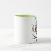 イグアナロックスターカラフルインザ・ミュージックバースト マグカップ (中央)