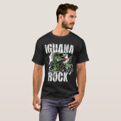 イグアナロックリザードロッカー Tシャツ (正面フル)