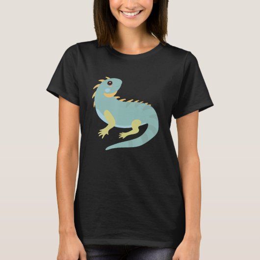 イグアナ動物 – イグアナギフト Tシャツ (正面)