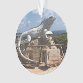 イグアナ彫刻イスラムジェレス，メキシコオーナメント オーナメント (正面)