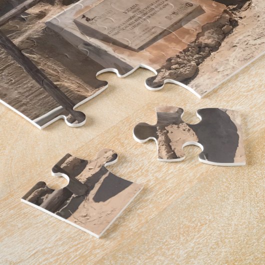 イグアナ彫刻イスラムジェレス，メキシコジグソーパズル ジグソーパズル (側面)