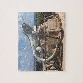 イグアナ彫刻イスラムジェレス,メキシコジグソーパズル ジグソーパズル (縦)