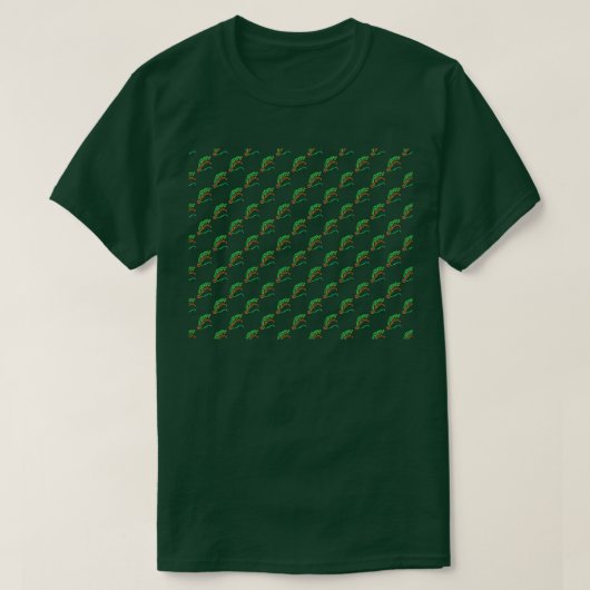 イグアナ模様 Tシャツ (デザイン正面)