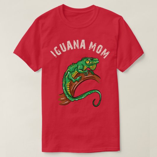 イグアナ母 Tシャツ (デザイン正面)