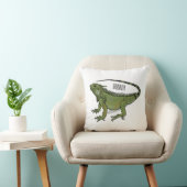 イグアナ漫画イラストレーション クッション (椅子)
