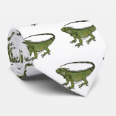 イグアナ漫画イラストレーション ネクタイ (ロール)
