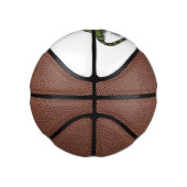 イグアナ漫画イラストレーション ミニバスケットボール (右)