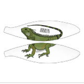 イグアナ漫画イラストレーション ミニバスケットボール (パネル)