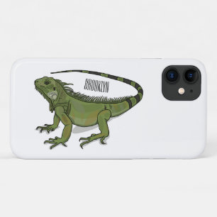 イグアナ漫画イラストレーション iPhone 11 ケース