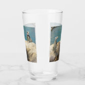 イグアナ熱帯野生動物写真ペア タンブラーグラス (右)