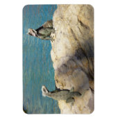 イグアナ熱帯野生動物写真ペア マグネット (縦)