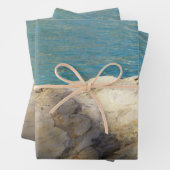 イグアナ熱帯野生動物写真ペア ラッピングペーパーシート (インサイチュ)