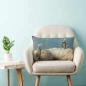 イグアナ熱帯野生動物写真ペア ランバークッション (椅子)