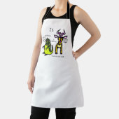 イグアナ & インパラ オールオーバー プリント エプロン (インサイチュ)