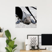 イグアナ ポスター (ホームオフィス)