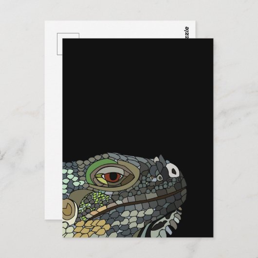 イグアナ ポストカード (正面/裏面)
