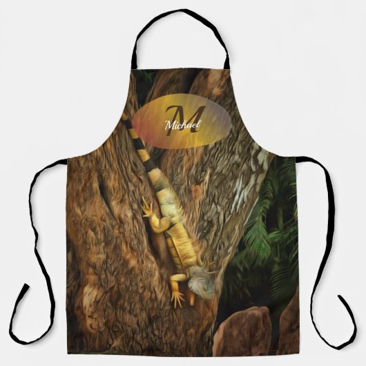 イグアナBucerias 1069 エプロン (正面)