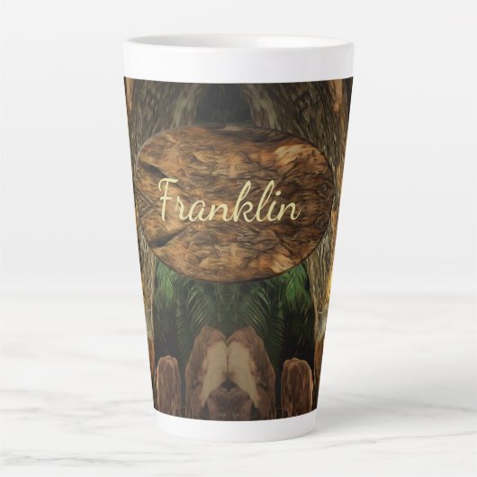 イグアナBucerias 1069 カフェラテマグ (正面)