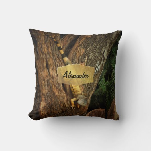 イグアナBucerias 1069 クッション (正面)