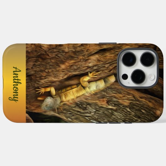 イグアナBucerias 1069 Case-Mate iPhoneケース (裏面 (横))