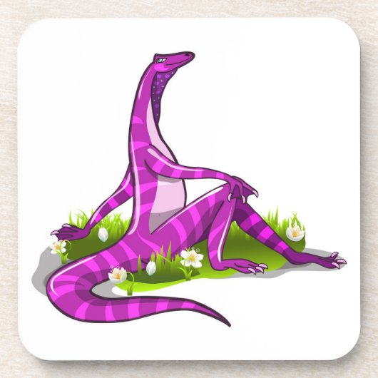 イグアノドンが自然美しい。 コースター (正面)