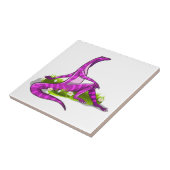 イグアノドンが自然美しい。 タイル (側面)