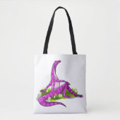 イグアノドンが自然美しい。 トートバッグ (正面)