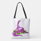 イグアノドンが自然美しい。 トートバッグ (裏面)