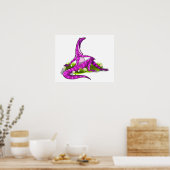 イグアノドンが自然美しい。 ポスター (キッチン)