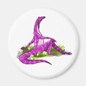 イグアノドンが自然美しい。 マグネット (正面)