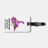 イグアノドンが自然美しい。 ラゲッジタグ (裏面横)