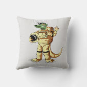 イグアノドンは宇宙服を着た。 クッション (裏面)