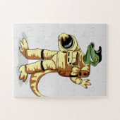 イグアノドンは宇宙服を着た。 ジグソーパズル (横)