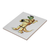 イグアノドンは宇宙服を着た。 タイル (側面)