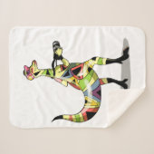 イグアノドン写真家のイラストレーション。 シェルパブランケット (正面(横))