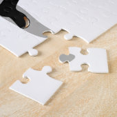 イグアノドン写真家のイラストレーション。 ジグソーパズル (側面)