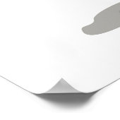 イグアノドン写真家のイラストレーション。 ポスター (角)