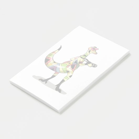 イグアノドン写真家のイラストレーション。 ポストイット (アングル)