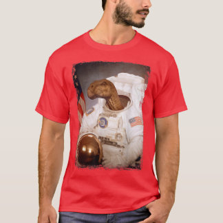イグアノドン宇宙飛行士宇宙スーツ月ロケット科学 Tシャツ