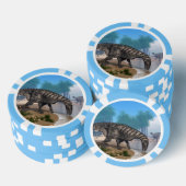 イグアノドン恐竜 ポーカーチップ (積み重ね)