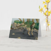 イグアノドン カード (黄色い花)