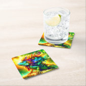 イグカラフルアナ スクエアペーパーコースター (インサイチュ)