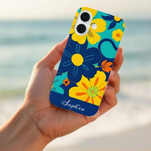 イグサカラフルス開花 – ドーパミンスタイル-レトロ花 Case-Mate iPhoneケース