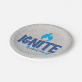 イグナイト学生省紙プレート ペーパープレート (アングル)